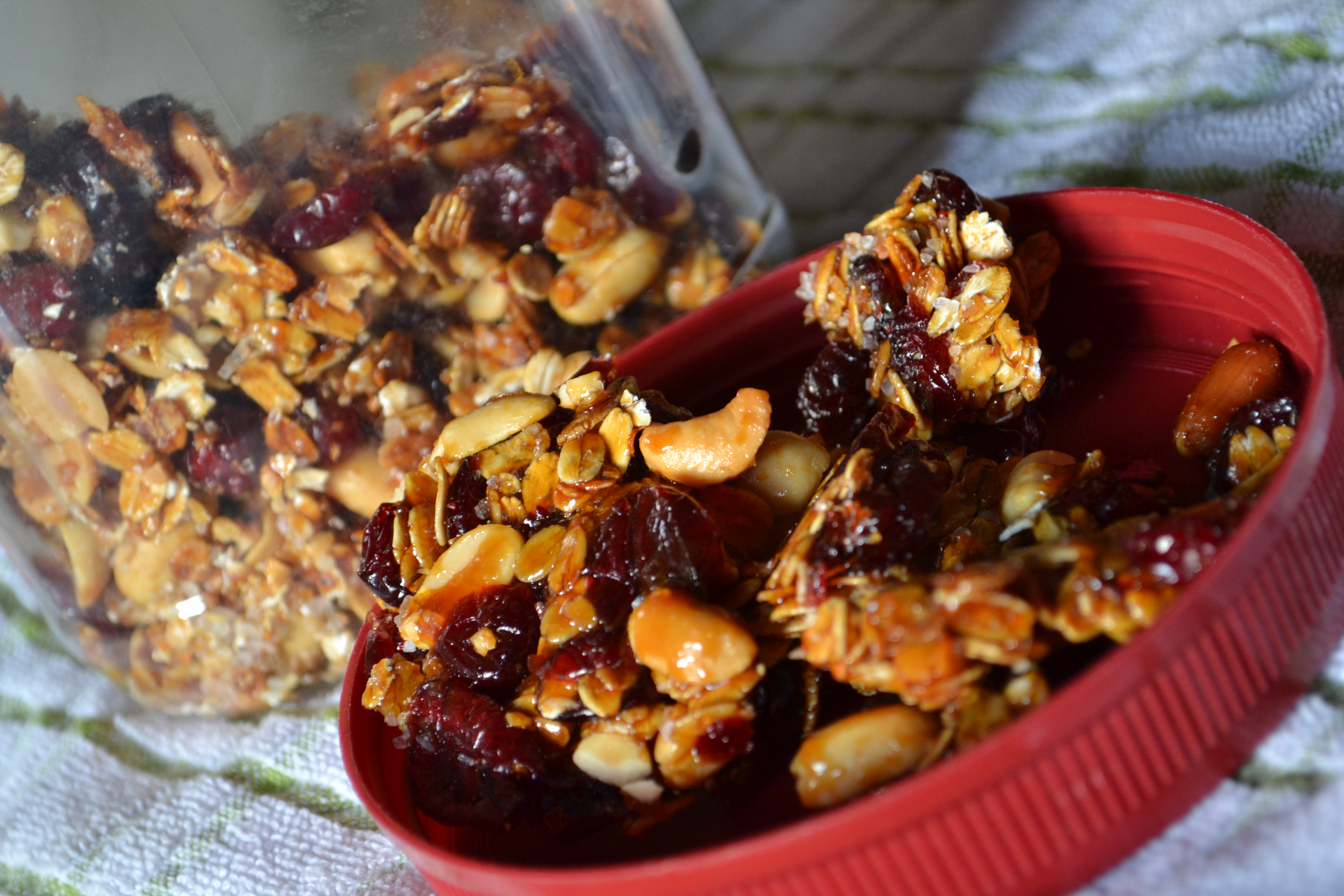 Salty Cranberry Peanut Brittle