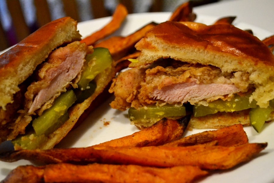 Fried Pickled Chicken Sandwich