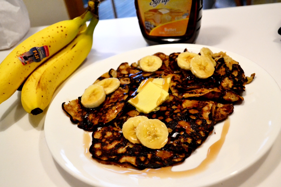 Cinnamon Banana Pancakes