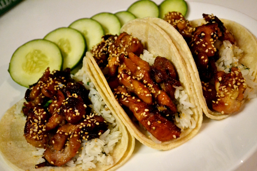 Chicken Teriyaki Tacos