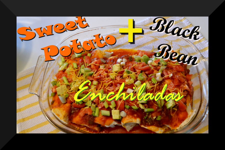 Sweet Potato and Black Bean Enchiladas